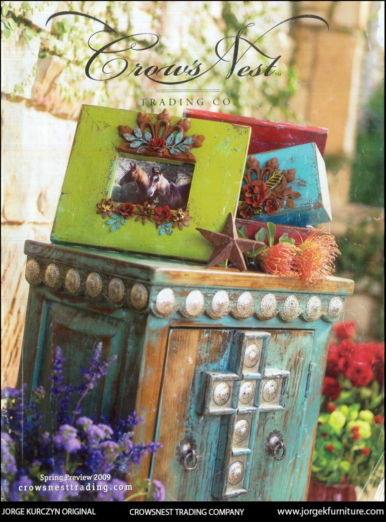 Crowsnest Trading Company - Elegant Turquoise 925JK  Western Armoire